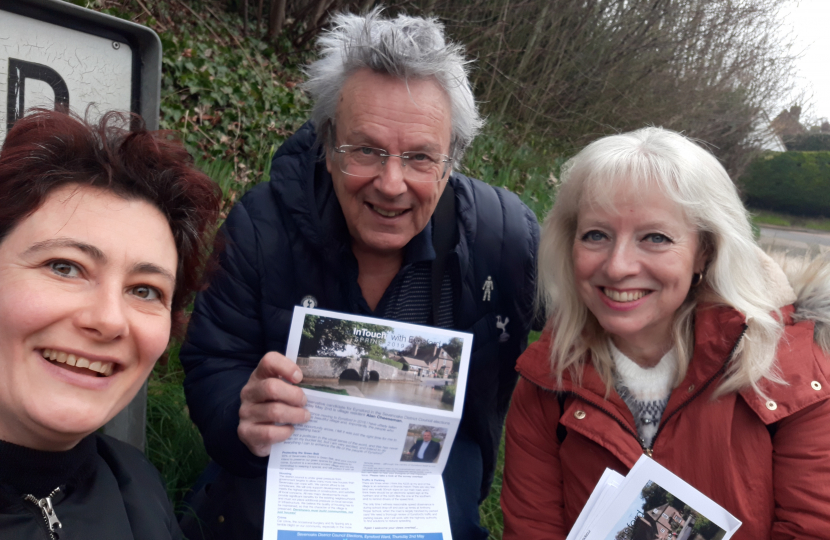 Helping Alan Cheesman in Eynsford