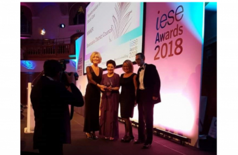 Winning the IESE Gold award for Health