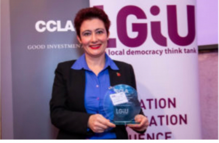 Winning the LGiU Councillor of the Year award