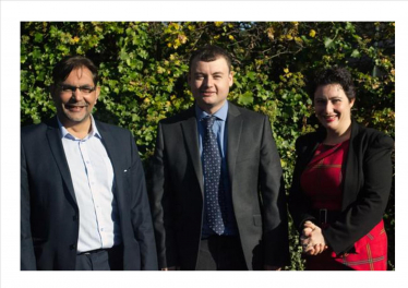 Parvez Akhtar, Gary Ridley ane me - Coventry's three Parliamentary Candidates