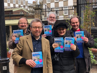 Helping Cllr David Harvey in Westminster